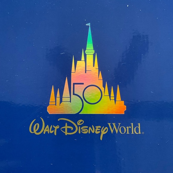 DISNEY 50TH CELEBRATION   BIG FIG  STATUE MICKEY AND MINNIE  2021 NEW IN BOX - Picture 6 of 7